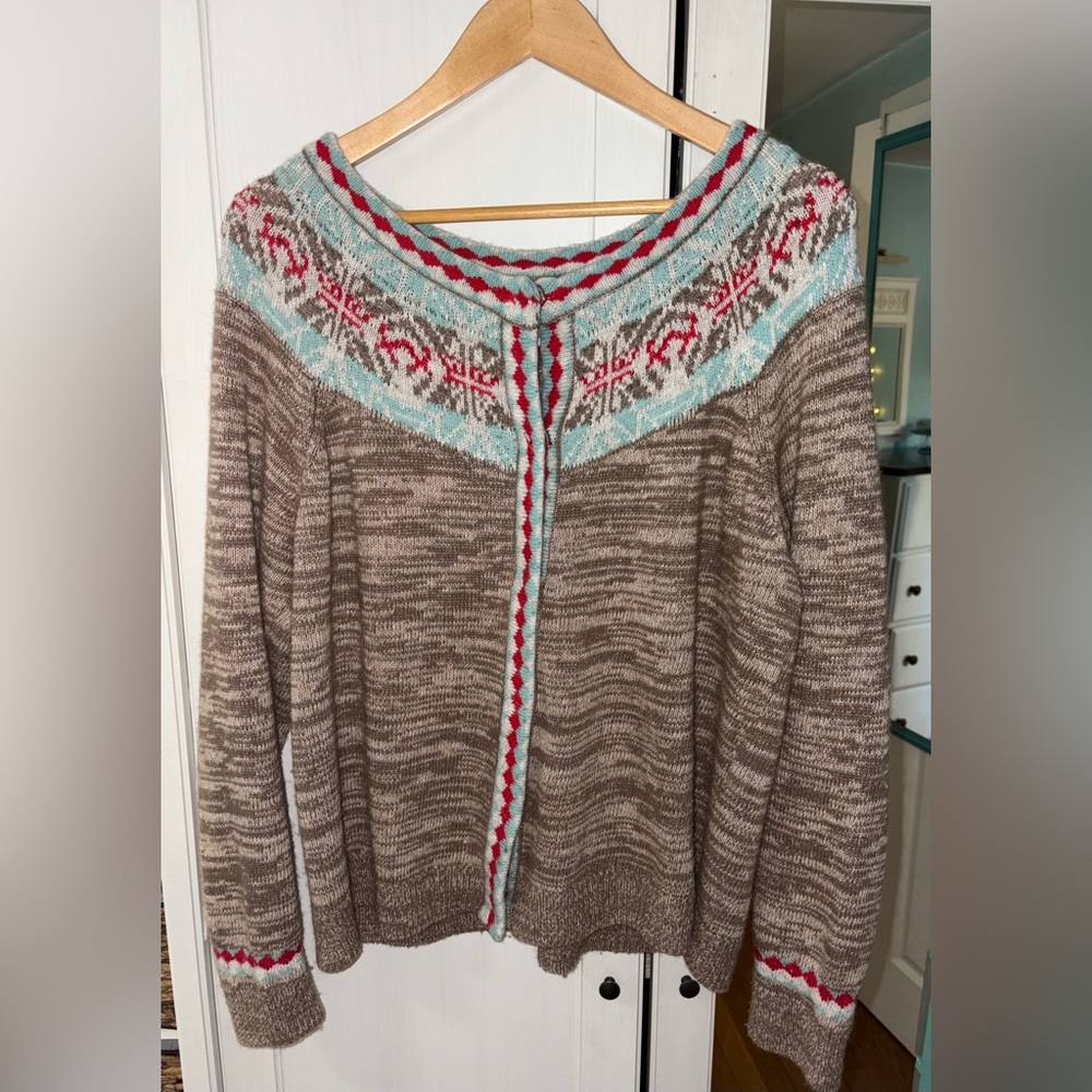 Sundance Multicolor Nordic Cardigan